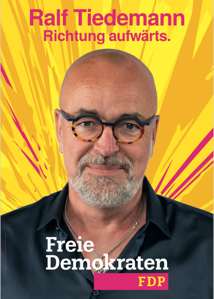 Wahlplakate Ralf Tiedemann; #LTW24